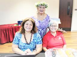 Ms. Tafaimamao Tupuola (left),Ms. Fatima Langkilde (center) and TED Program Director Ms. Shirley De La Rosa