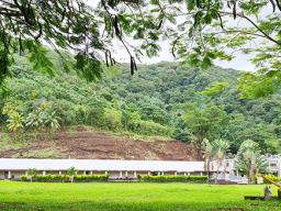 Excavation work adjacent to land behind ASCC