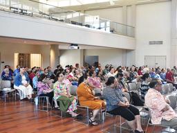 ASCC faculty and staff at assembly