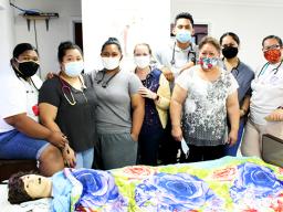 ASCC Nursing Dept director and students