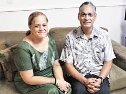 Dr. Rosevonne Makaiwi Pato and Mr. Sonny Leomiti