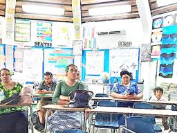 Alataua II Elementary teachers in a classroom