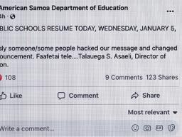 screenshot of ASDOE Facebook