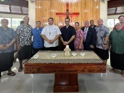 ASG delegation in Fiji