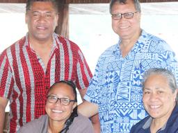 official Tosima’ea Tupua (left) and Ti’alemasunu Dr. Mikaele Etuale (right) 