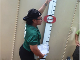 AS-EPA personnel conducting sanitary survey of Satellite Water System