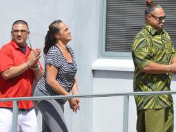 The three co-defendants in the ASPA scam case