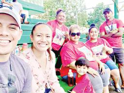 People enjoying the Annual 4th of July Coconut Classic Tennis Tournament