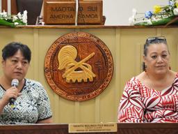 American Samoa Attorney General Mitzie Jessop Taase and Chief Executive Officer (CEO) for the American Samoa Telecommunication Authority