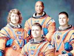 Crew members of the Artemis II mission