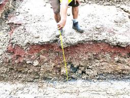 A look at the area in Aua where oil contaminants were found in 2018