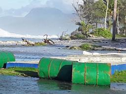 Big waves of Aunuu from a file photo taken inn August 2019
