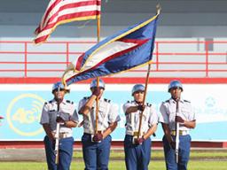 Tafuna High School’s JROTC Color Guard