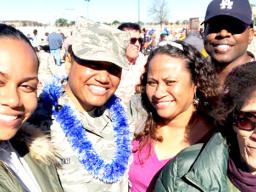 Tua Felea'i Lavata'i  and family