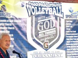 Pago Youth volleyball banners