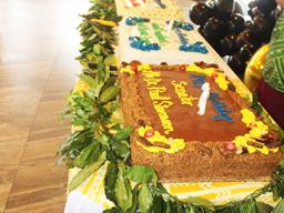 Three birthday cakes