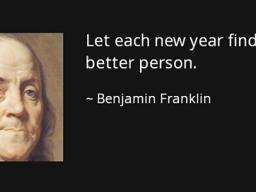 Benjamin Franklin photo and quote
