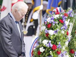 President Biden lays wreath at Arlington National Cemetery