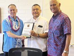 Marvin Raps, Bishop Kolio, Larry Sanitoa
