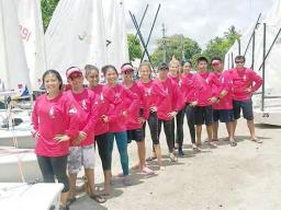 Sailing Association of American Samoa sailers and Lazers