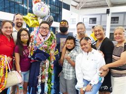 Blue & Emilio Fruean with family members
