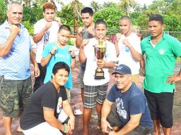 American Samoa’s winning boxing team