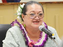 Office of Program Planning and Budget director Catherine D. Saelua