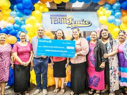 BLUESKY DONATION TO CANCER COALITION