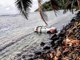 The car involved in the accident in Utusi’a