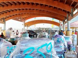 CARGO WAITING TO BE LOADED ABOARD LADY SAMOA