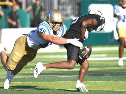 Schwesinger tackled and stripped the ball from UH's Pofele Ashlock