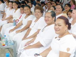 Members of the Congregational Church of Jesus in Samoa choir