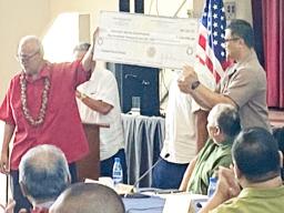 PC Mauga T. Aseuga and Lt. Governor Talauega E.V. Ale