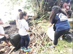 Pala Lagoon clean up
