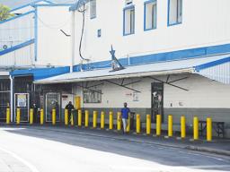 New barrier posts installed in front of StarKist
