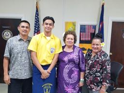 Congratulations to Ben Schuster and his proud parents!