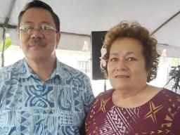Congresswoman Amata and ASPA Acting Executive Director Wallon Young