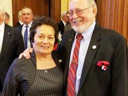 Congresswoman Amata with Dean of the House Congressman Don Young.