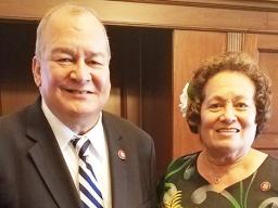 Congresswoman Amata and Congressman Sablan