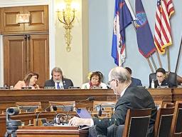 Congresswoman Uifa’atali Amata speaking