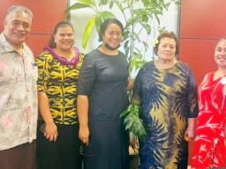 Congresswoman Uifa’atali Amata and others
