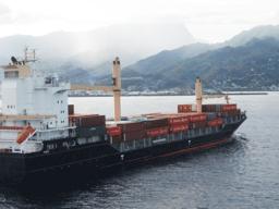 A Polynesia line container vessel