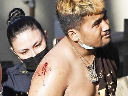 Armed robbery suspect, Mark Sykap