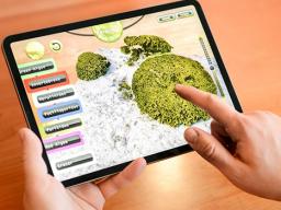 A user playing the new NeMO-Net game that helps NASA classify the world's coral from their own home