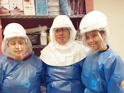 Helen T. Seui, Cel Leal, and Dr. Susana Pene