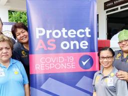 Some members of the COVID-19 Vaccination team