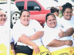 Some players from the East Side Zone of the Diocese of Samoa Pago Pago