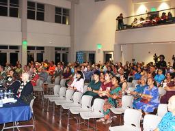 Attendees at last week's Chamber of Commerce candidates forum