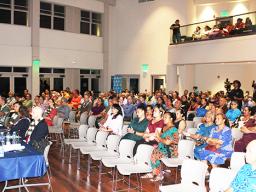 A view of the audience at the recent Chamber of Commerce candidate forum. 