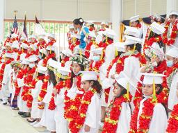 Some of the Manumalo Academy K5 graduates